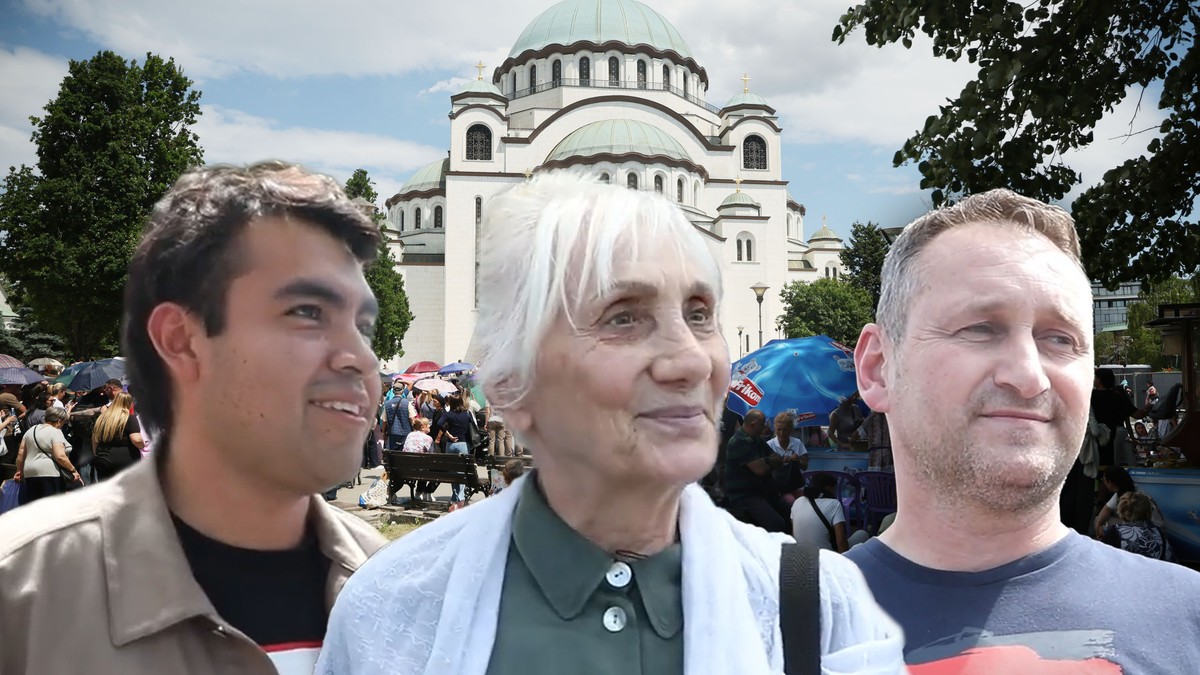 Половина милион издържа изтощението пред храма в Белград