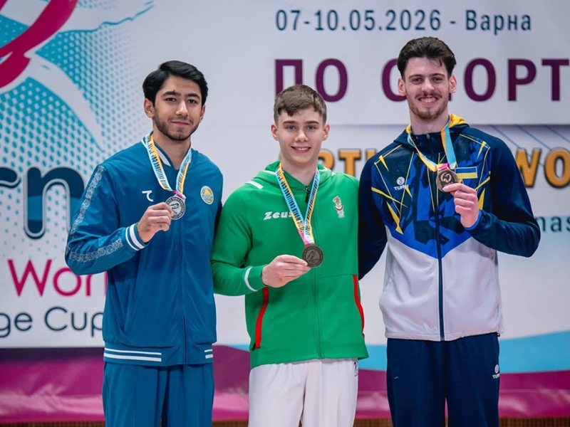 Давид Иванов взе златно за България на Световната купа във Варна