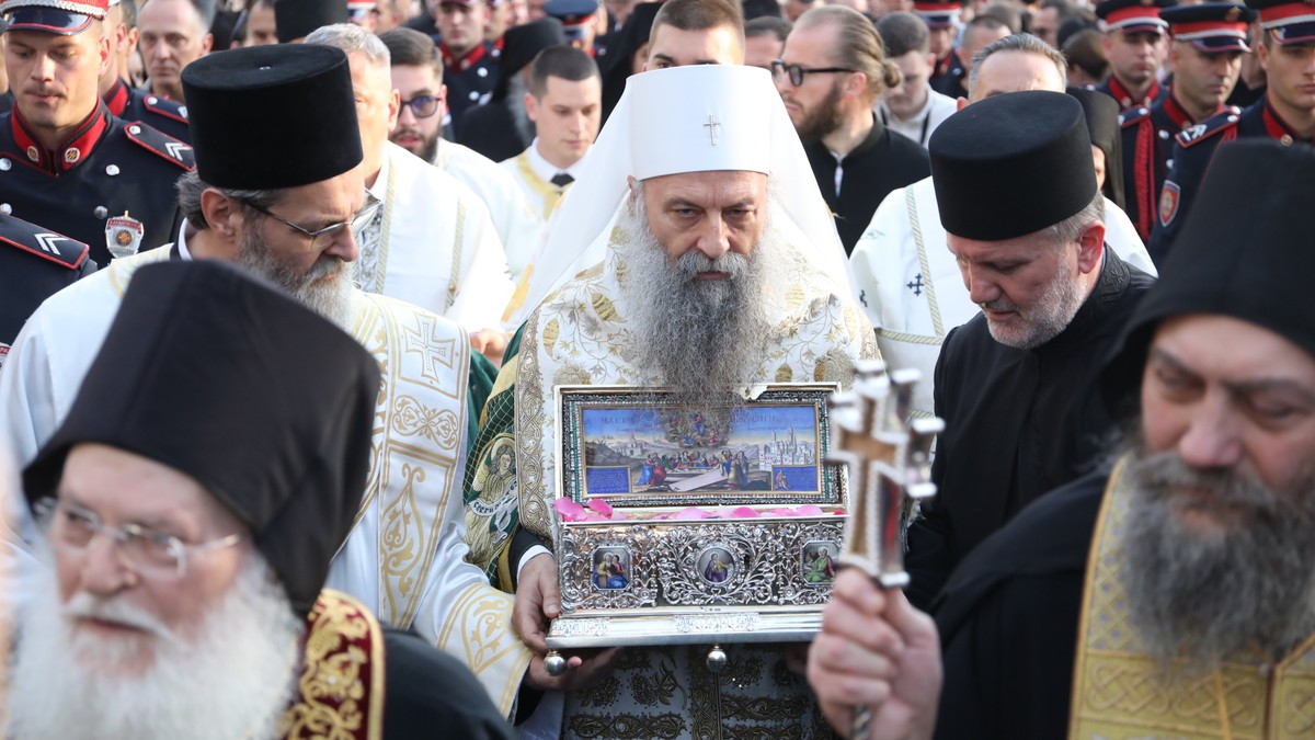 Спасовданската лития в Белград започва с патриарх Порфирий