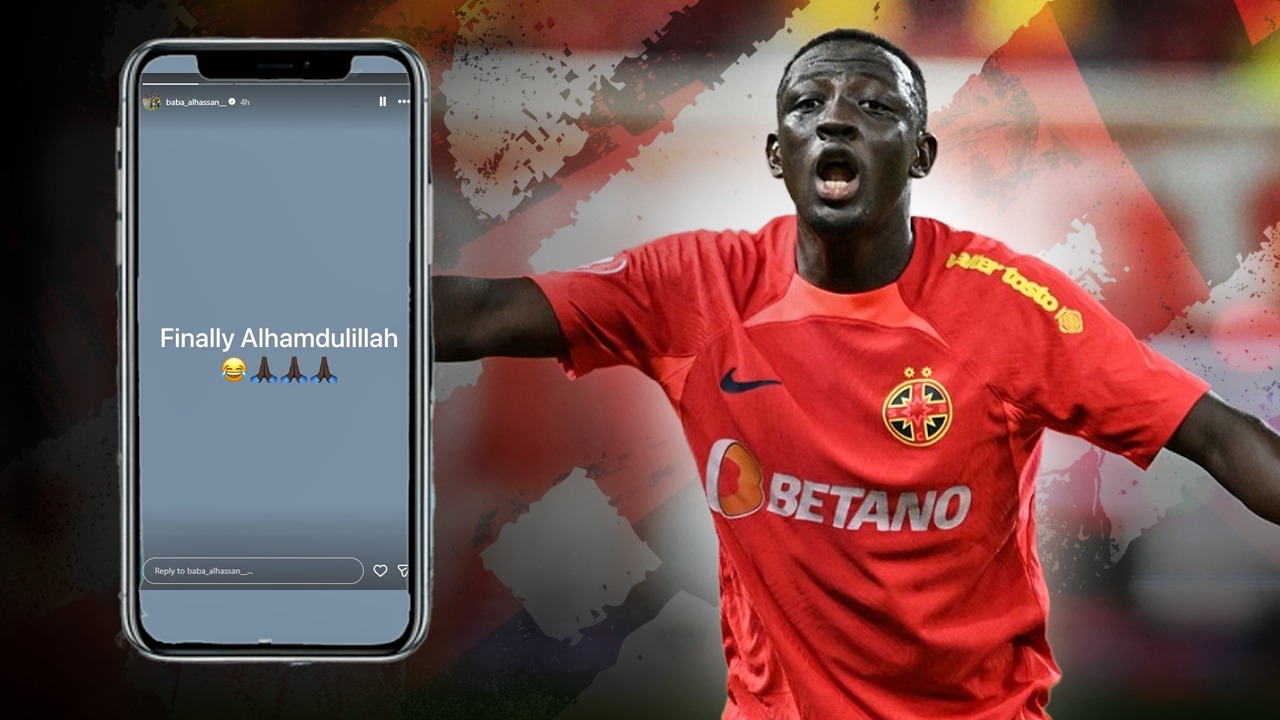 Баба Ахасан обяснява постът си в Instagram след напускането на FCSB преди дербито с Динамо